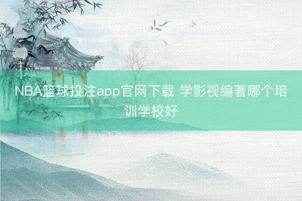 NBA篮球投注app官网下载 学影视编著哪个培训学校好