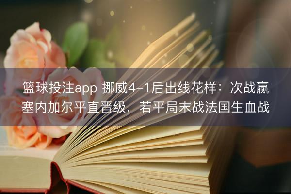 篮球投注app 挪威4-1后出线花样：次战赢塞内加尔平直晋级，若平局末战法国生血战