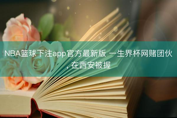 NBA篮球下注app官方最新版 一生界杯网赌团伙， 在西安被握